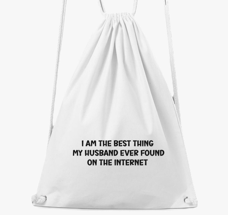 I am the best thing tornazsák — Fehér