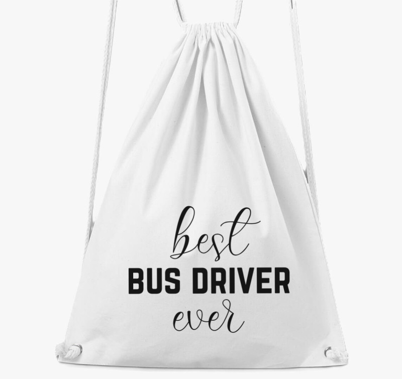 Legjobb buszsofőr tornazsák — Fehér