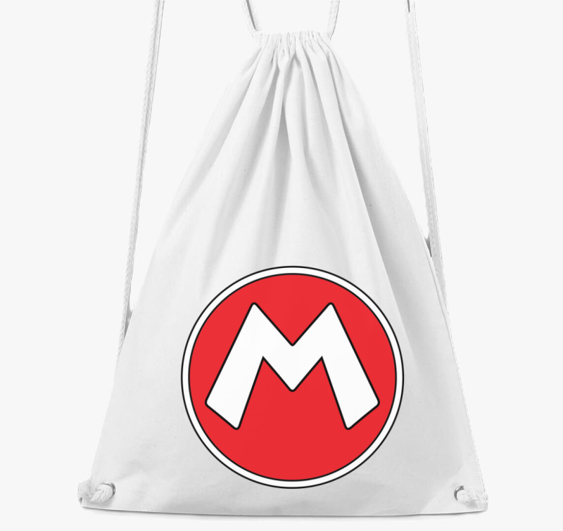 Mario Monogram tornazsák — Fehér