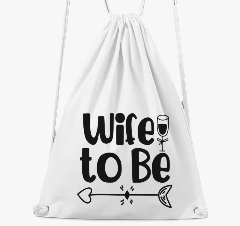 Wife to be tornazsák — Fehér