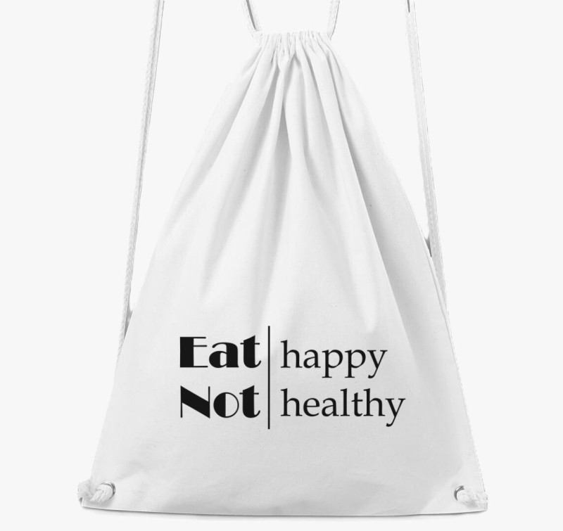 Eat happy tornazsák — Fehér