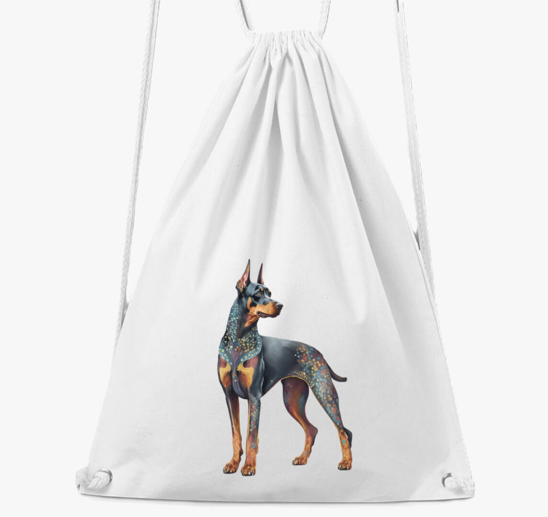 Doberman tornazsák — Fehér