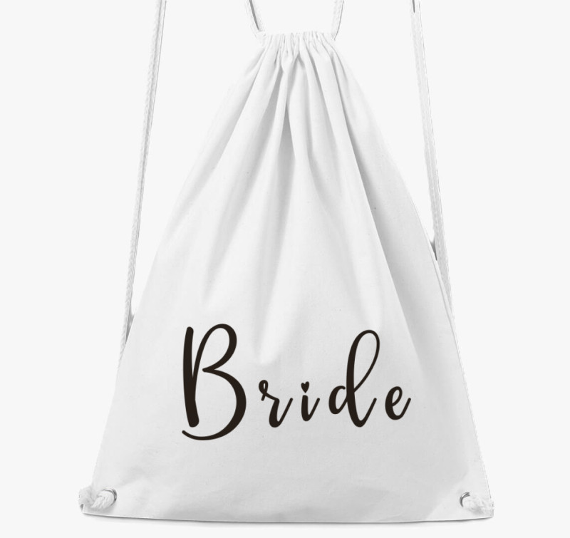 Bride szivecske tornazsák — Fehér