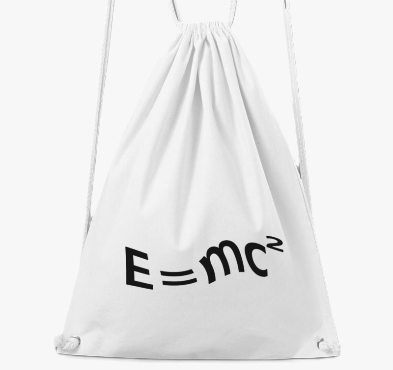 E=mc² tornazsák — Fehér