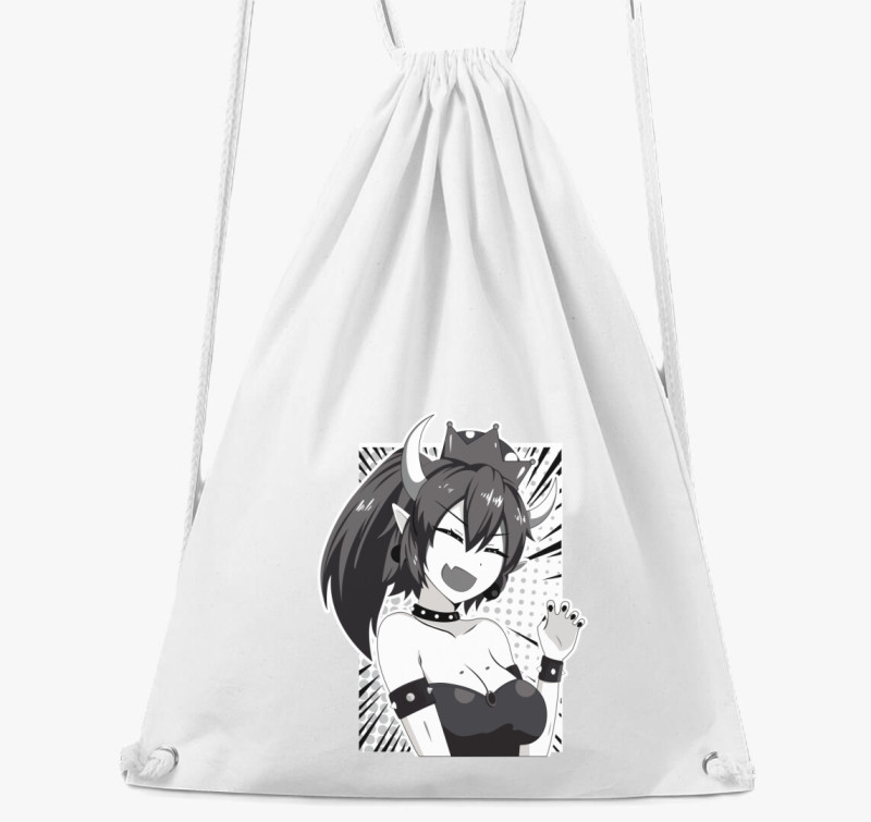 Bowsette for Queen tornazsák — Fehér