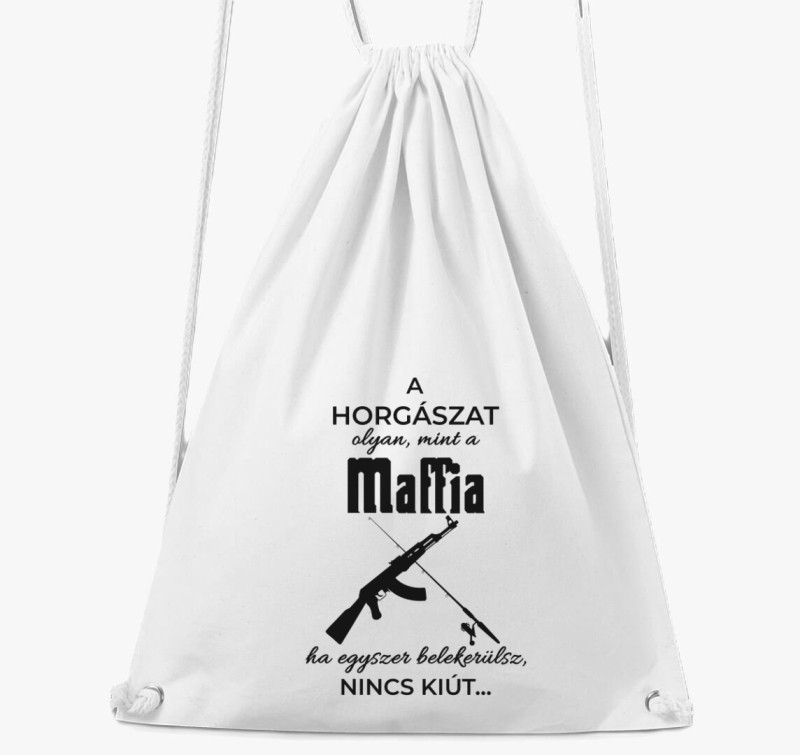 A horgászat olyan, mint a maffia tornazsák — Fehér