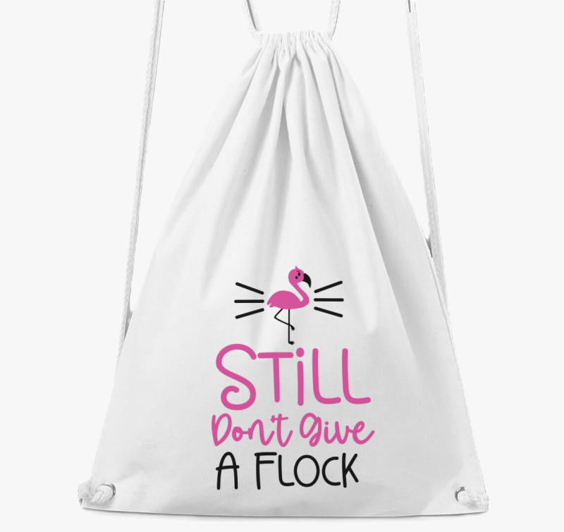 Flamingo flock tornazsák — Fehér