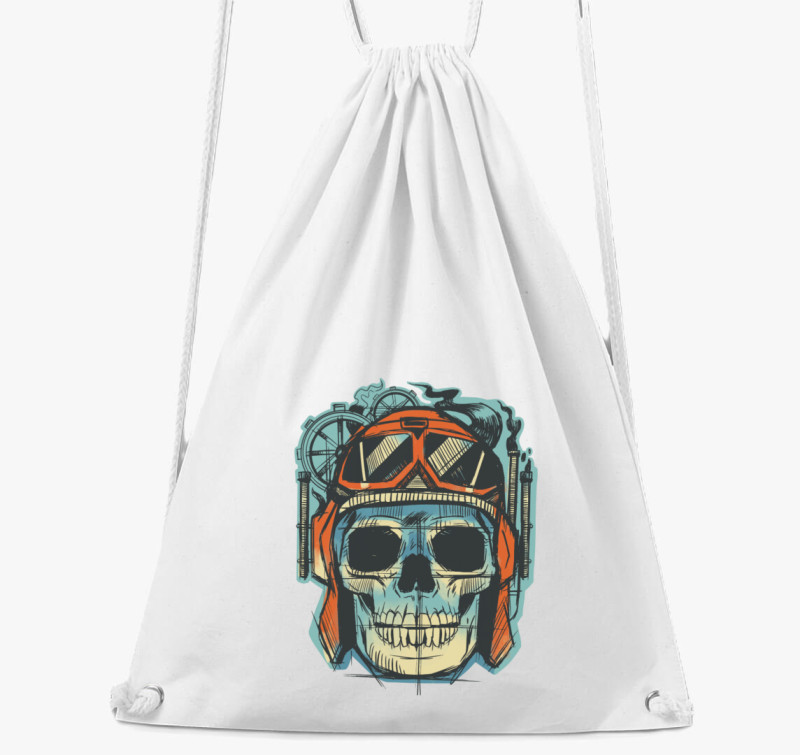 Gear Skull tornazsák — Fehér