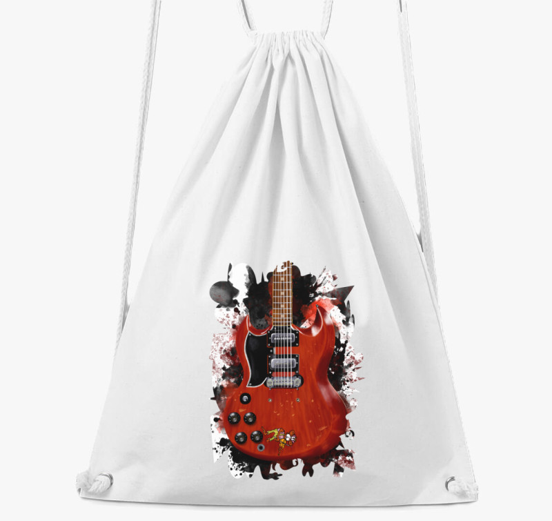 Tony Iommi Monkey gitár tornazsák — Fehér