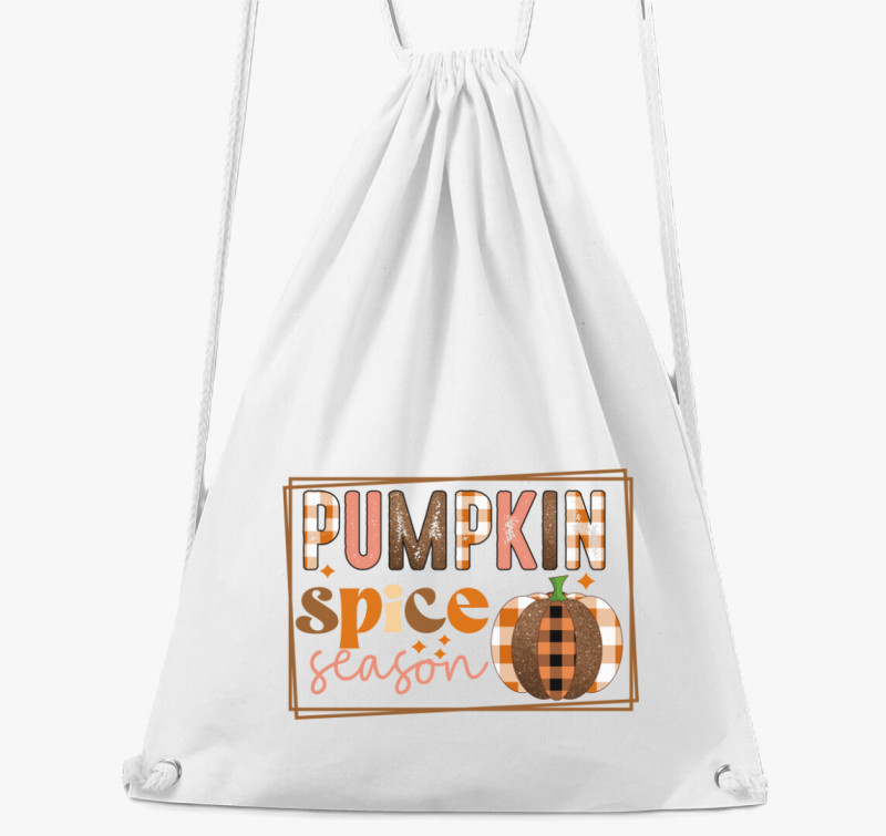 Pumpkinspice season tornazsák — Fehér