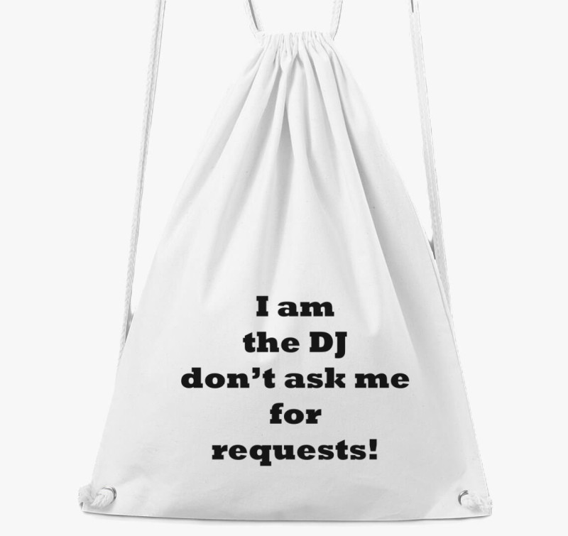 DJ requests tornazsák — Fehér
