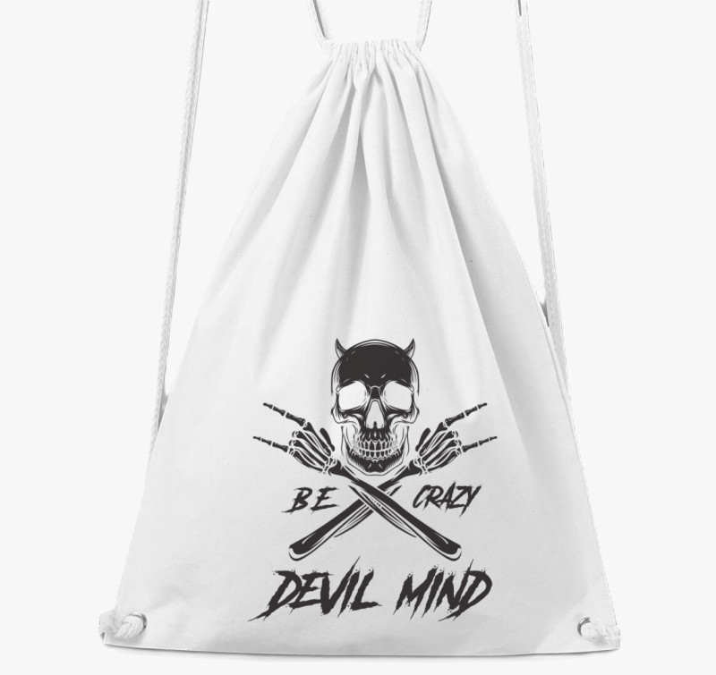 Devil mind tornazsák — Fehér