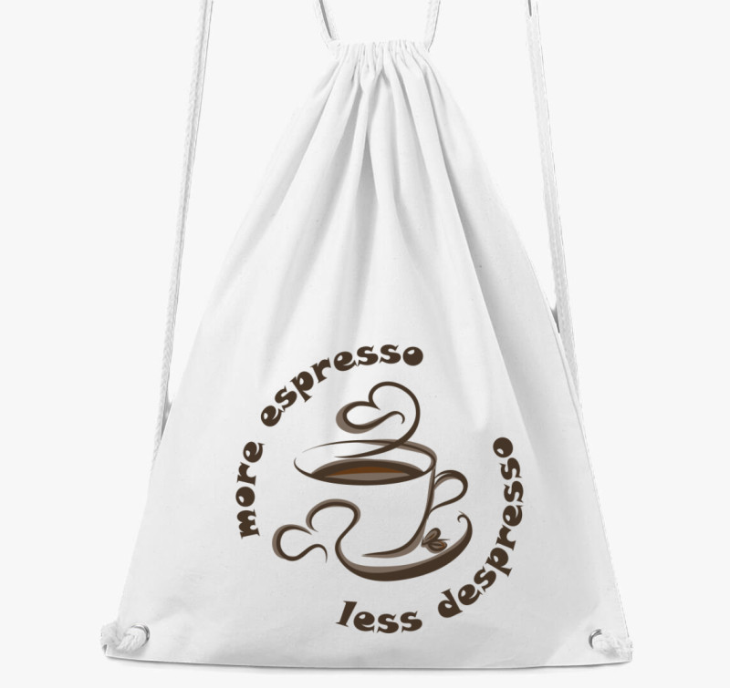 More espresso tornazsák — Fehér