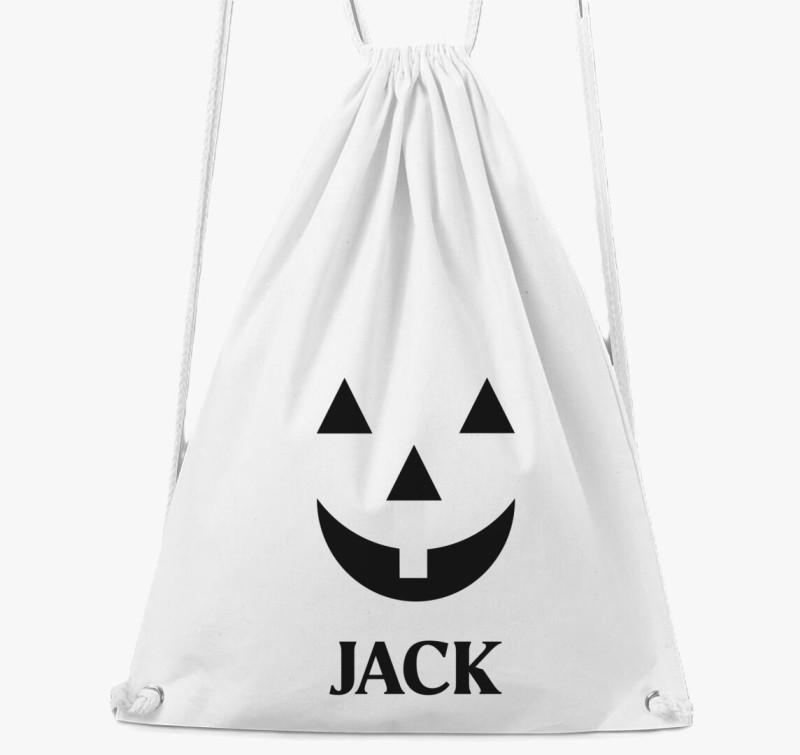 Pumpkin face névvel tornazsák — Fehér