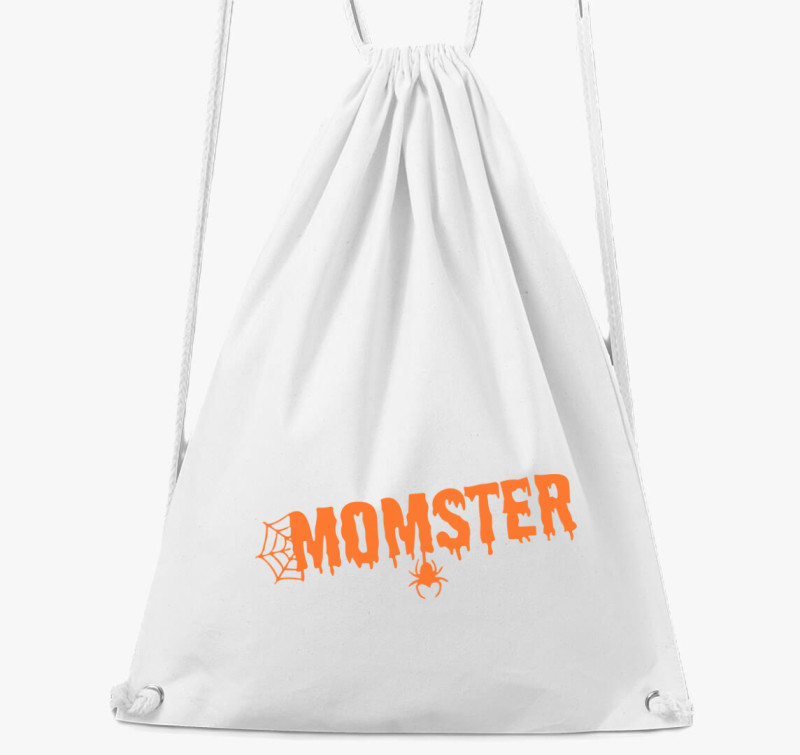Halloween Momster tornazsák — Fehér