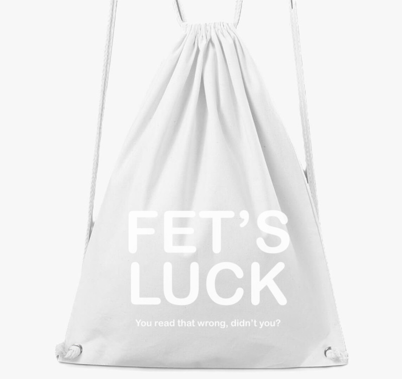 Fets luck tornazsák — Fehér