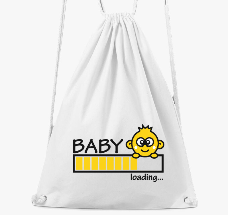 Baby loading sárga tornazsák — Fehér