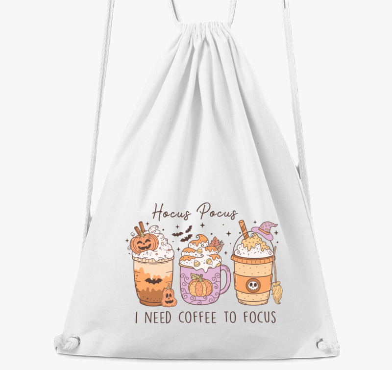 Hocus pocus coffee tornazsák — Fehér