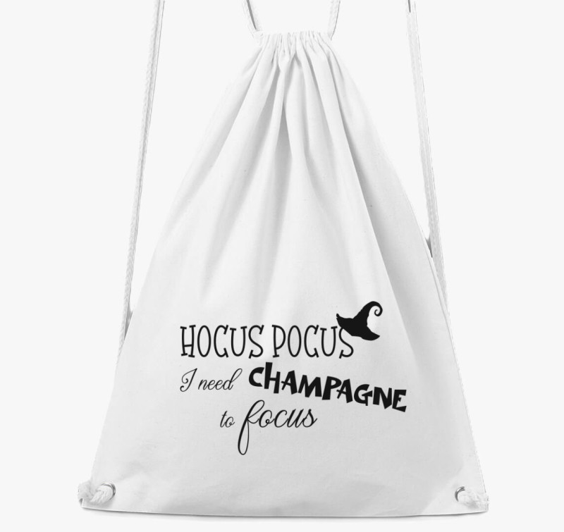 Hocus Pocus champagne tornazsák — Fehér