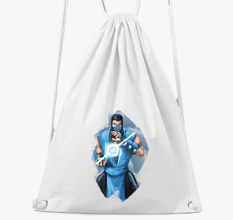 Mortal Kombat SubZero avatar tornazsák — Fehér