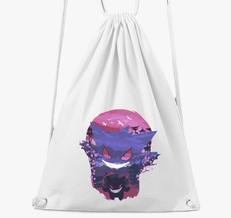 Pokemon Gengar tornazsák — Fehér