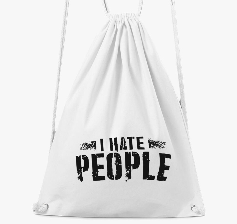 I hate people tornazsák — Fehér