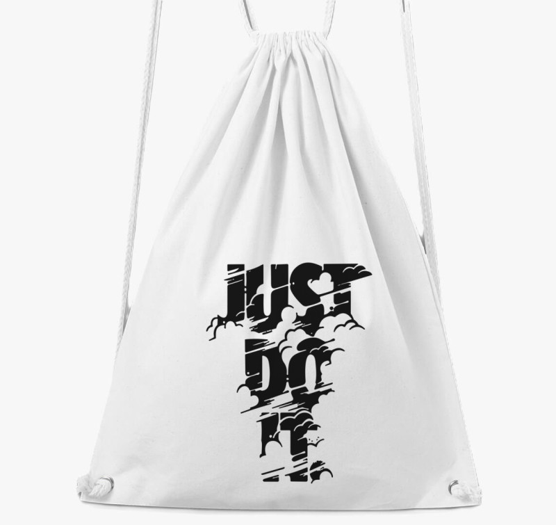 Just do it feliratú tornazsák — Fehér