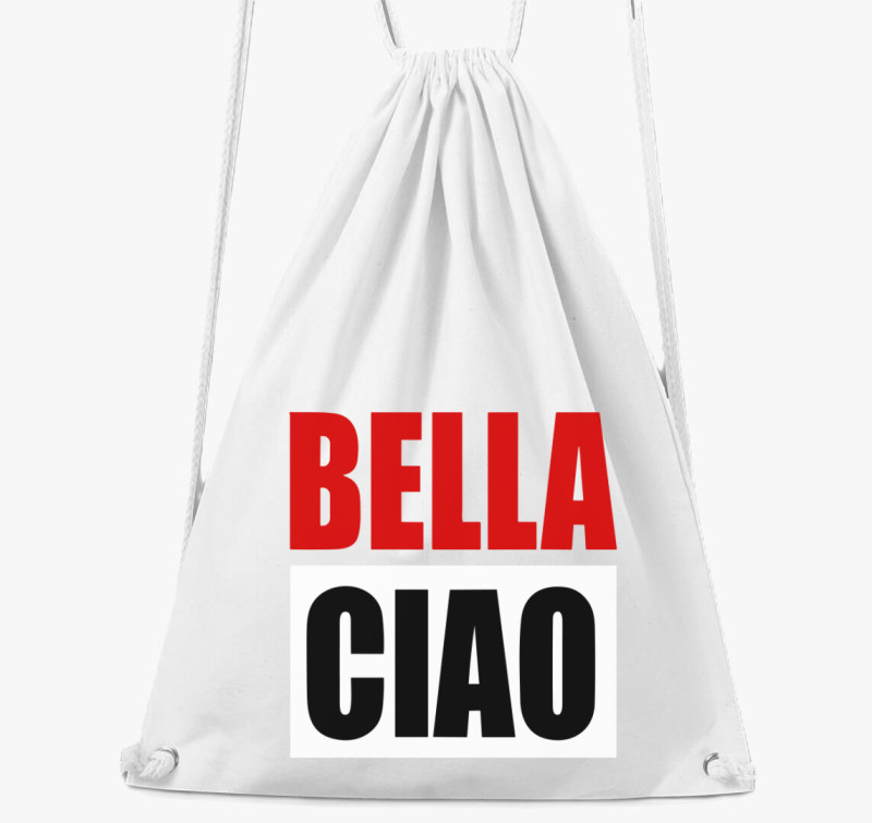 Bella Ciao tornazsák — Fehér