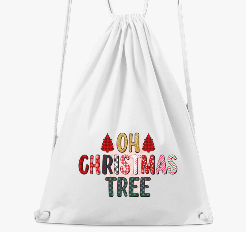 Xmas tree tornazsák — Fehér