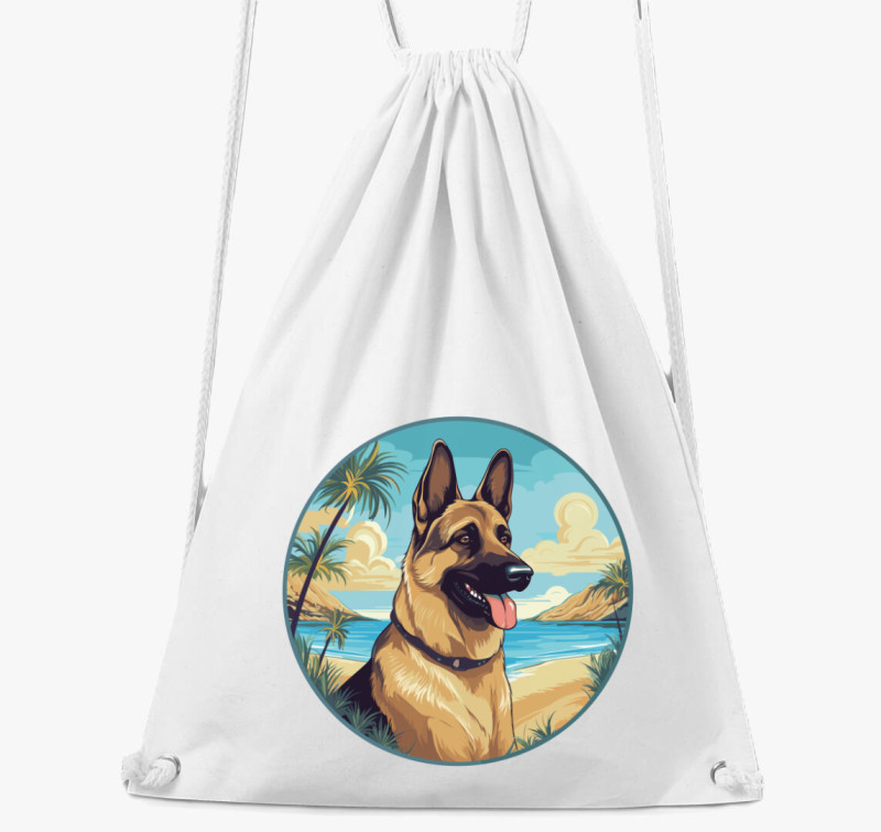 German Sheperd tornazsák — Fehér