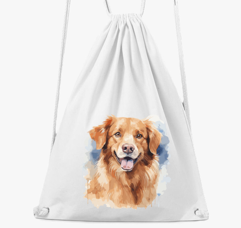 Golden retriever tornazsák — Fehér