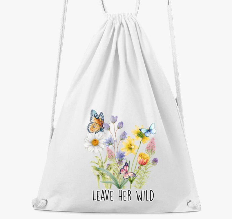 Leave her wild tornazsák — Fehér