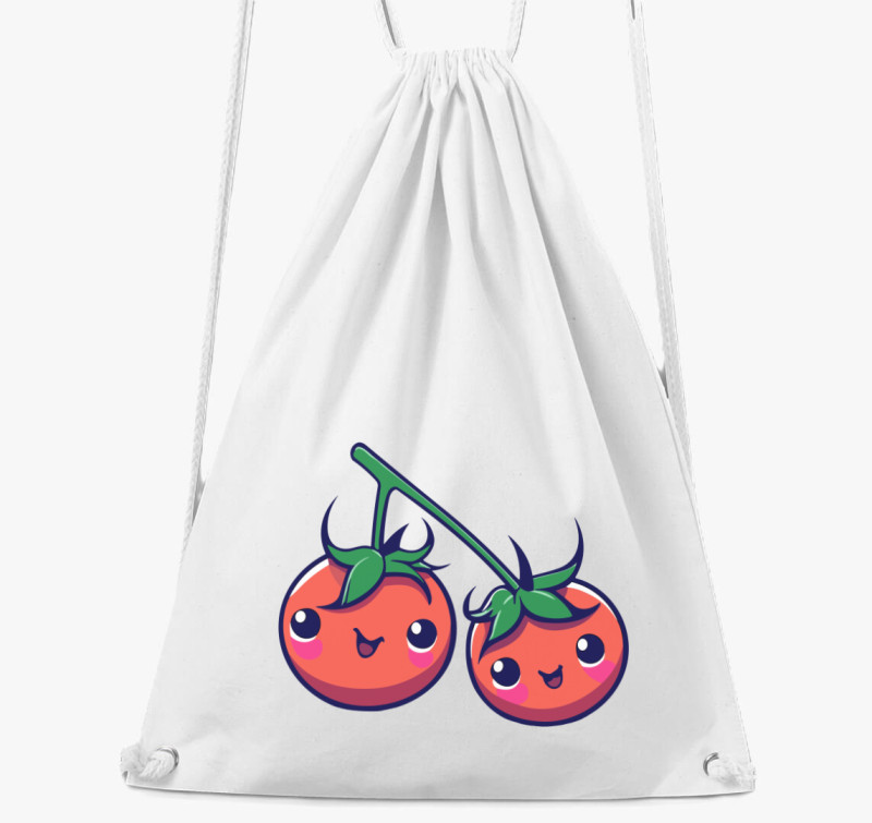 Cherry tomatoes tornazsák — Fehér