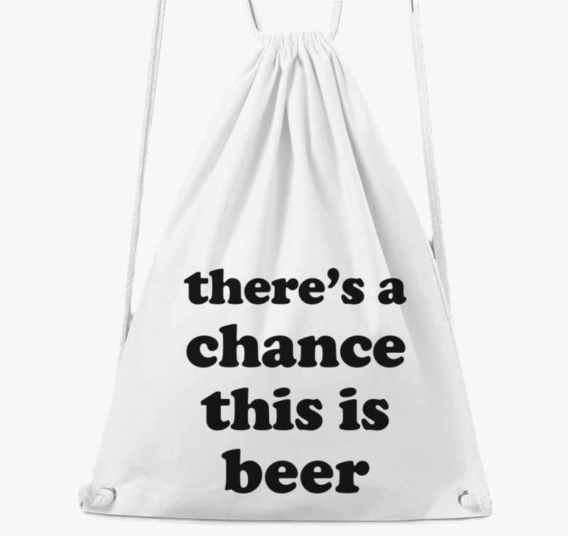Beer chance tornazsák — Fehér