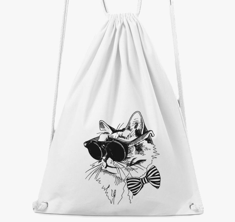Catsy Art tornazsák — Fehér