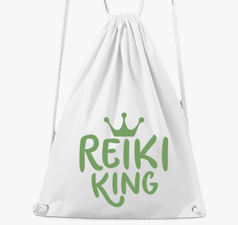 Reiki king zöld tornazsák — Fehér