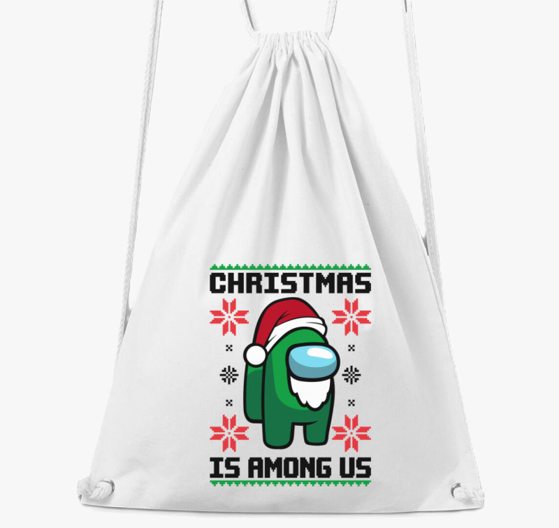Christmas is among us tornazsák — Fehér