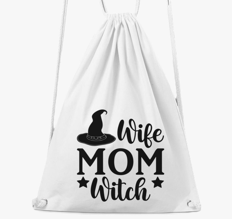 Mom witch tornazsák — Fehér