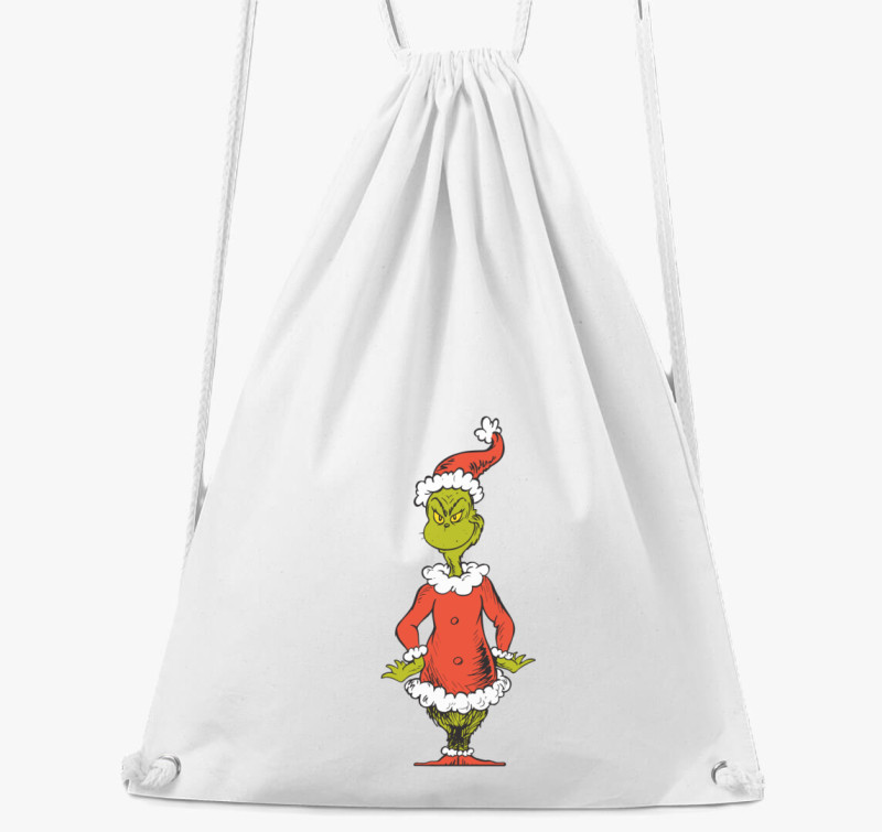 Grinch karakter tornazsák — Fehér