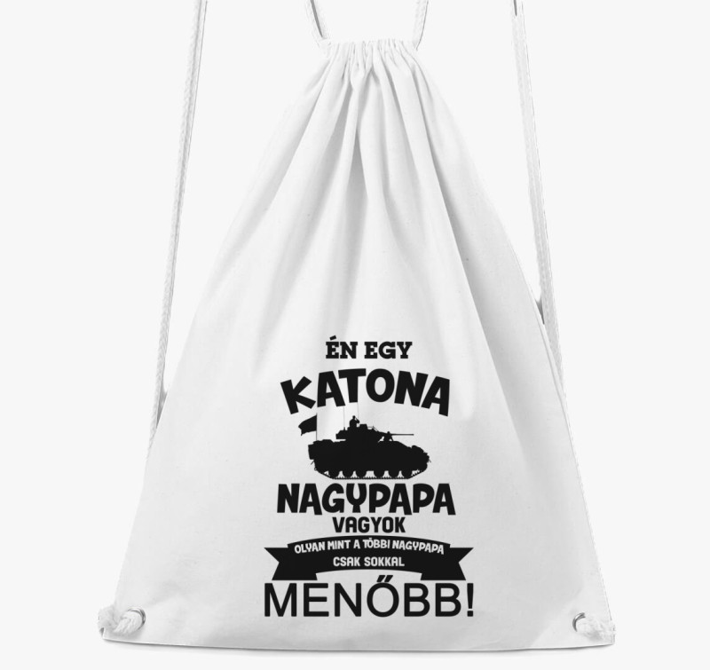 Katona nagypapa tornazsák — Fehér