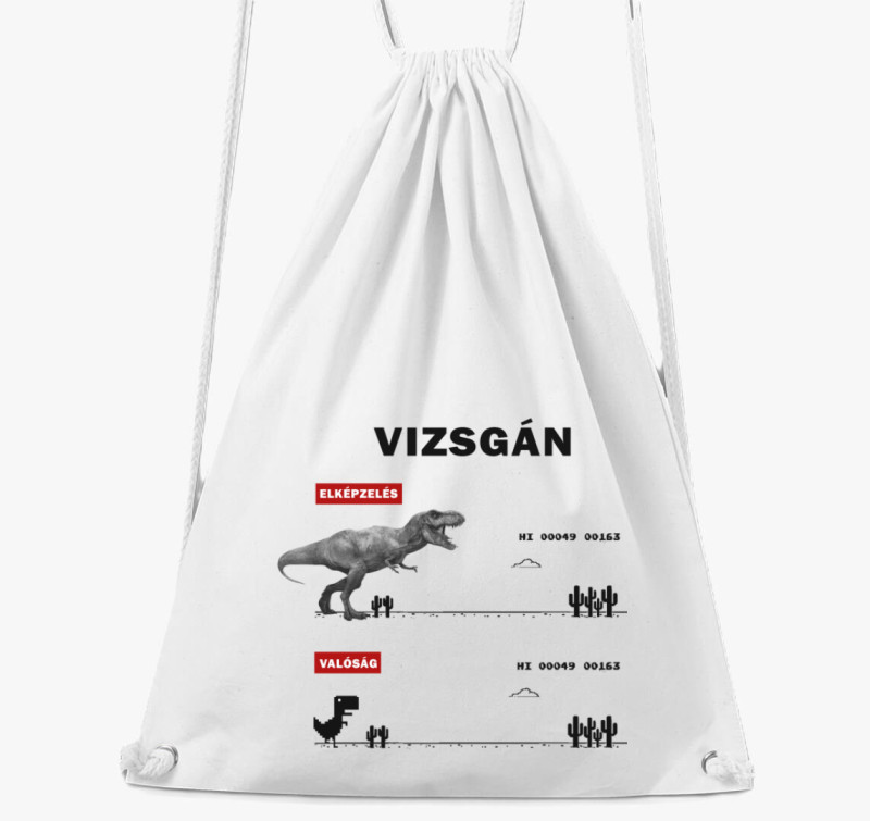Vizsga tornazsák — Fehér