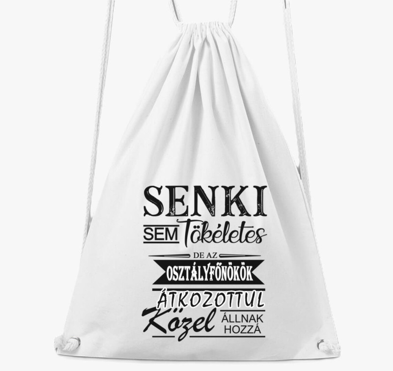 Osztályfőnök tornazsák — Fehér