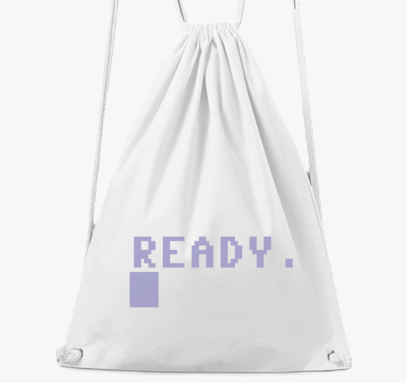 Commodore 64 tornazsák - Ready (C64) — Fehér