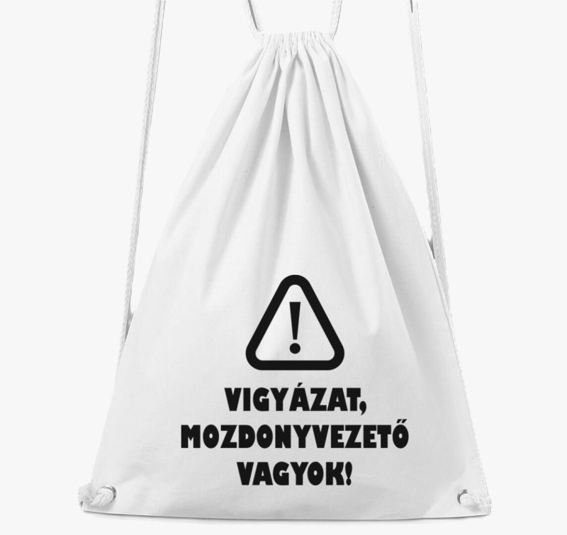 Mozdonyvezető vagyok tornazsák — Fehér