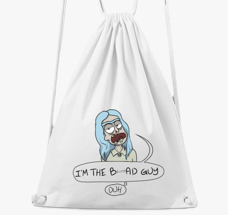 Rick és Morty - Billie Eilish Rick tornazsák — Fehér