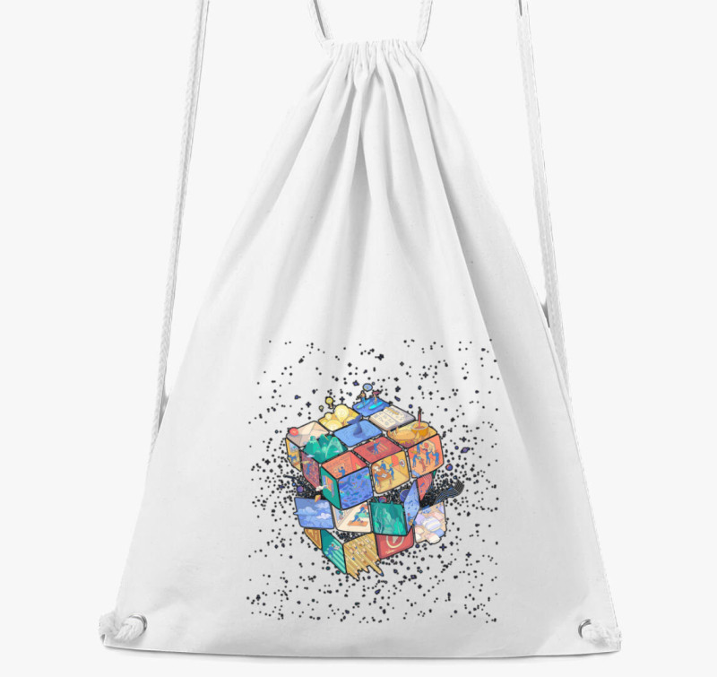 Rubik kocka rejtelmei tornazsák — Fehér