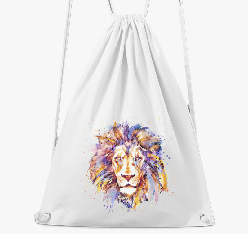 Lion - Oroszlán tornazsák — Fehér