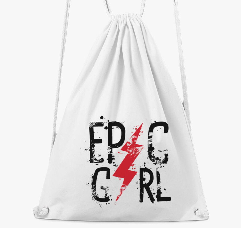 Epic Girl - Csajos tornazsák — Fehér