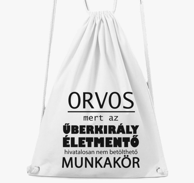 Orvos tornazsák — Fehér