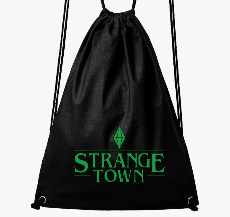 Sims Strange Town tornazsák — Fekete
